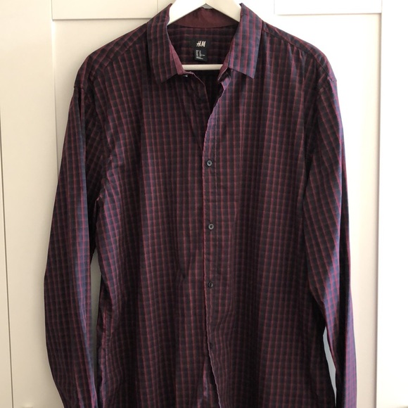 H&M Button Down Checkered Shirt - Picture 3 of 11